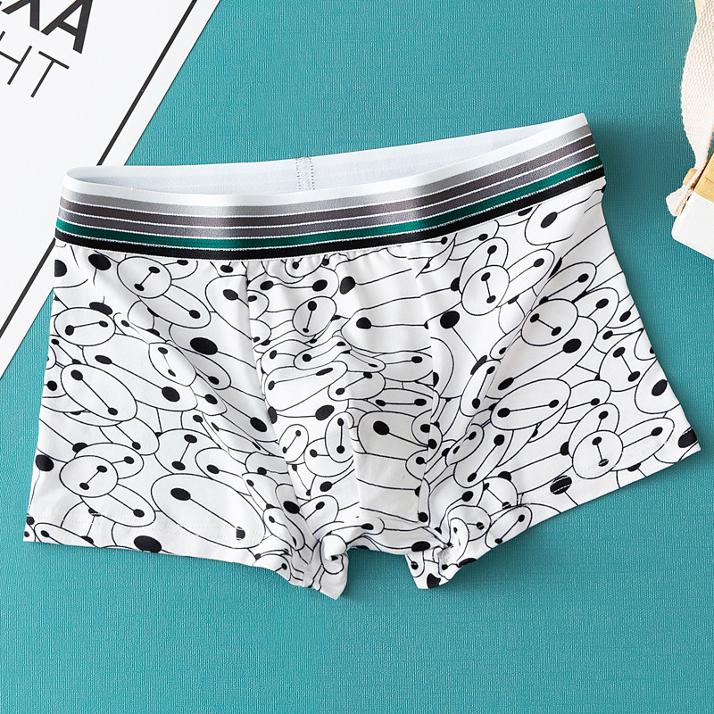 Quần Lót Nam Họa Tiết Dễ Thương Cotton Cao Cấp