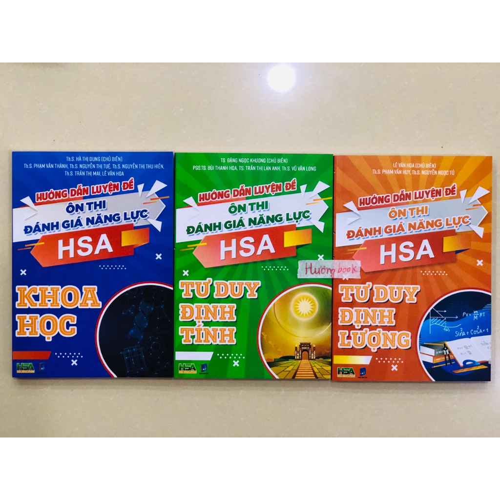 Sách - Hướng dẫn luyện đề – ôn thi Đánh giá năng lực - HSA Phần Khoa học