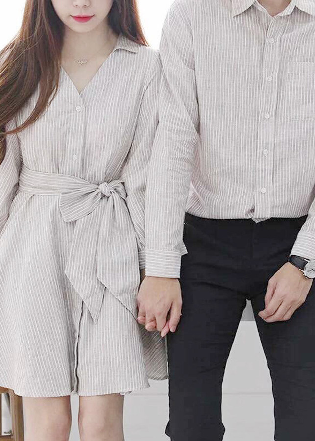 Váy sơ mi đôi chụp ảnh đẹp