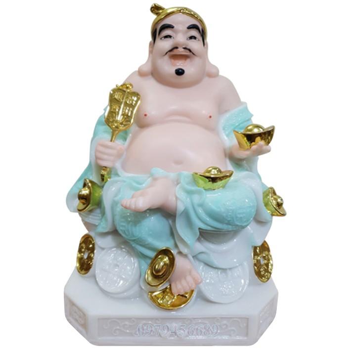 Cặp tượng thần tài ông địa đá cao cấp 12 inch - M2