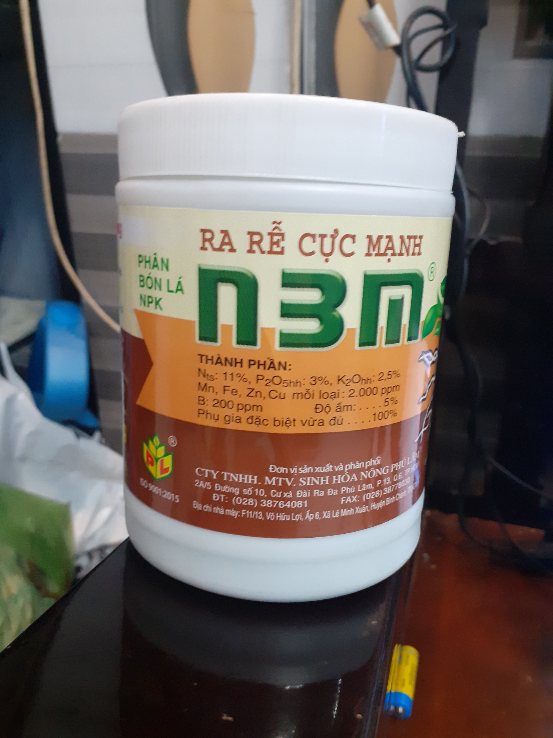 Hũ 500gr N3M ra rễ cực mạnh phân bón lá NPK