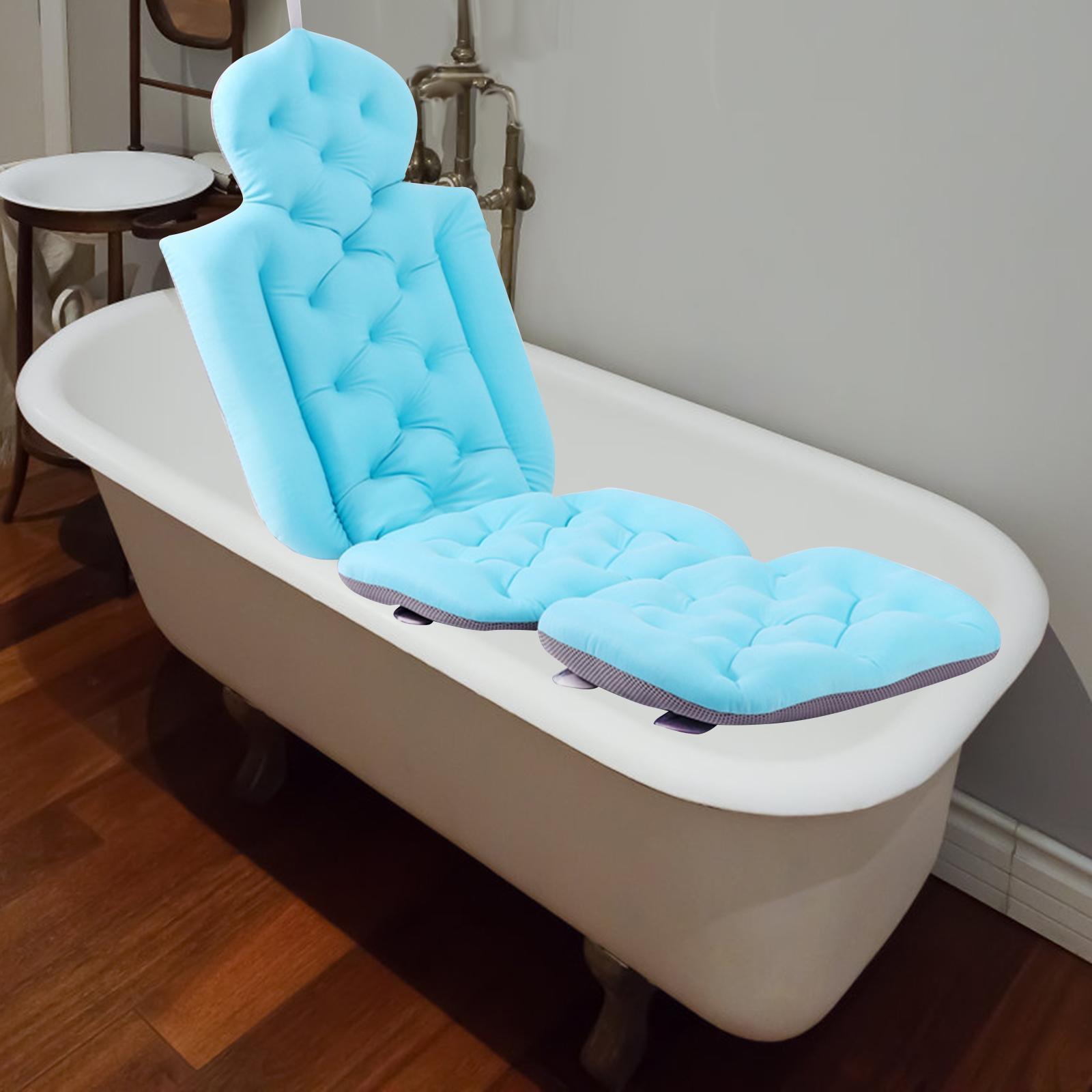 Bath Pillow Comfortable Bathtub Cushion Full Body Mat for SPA Bathroom