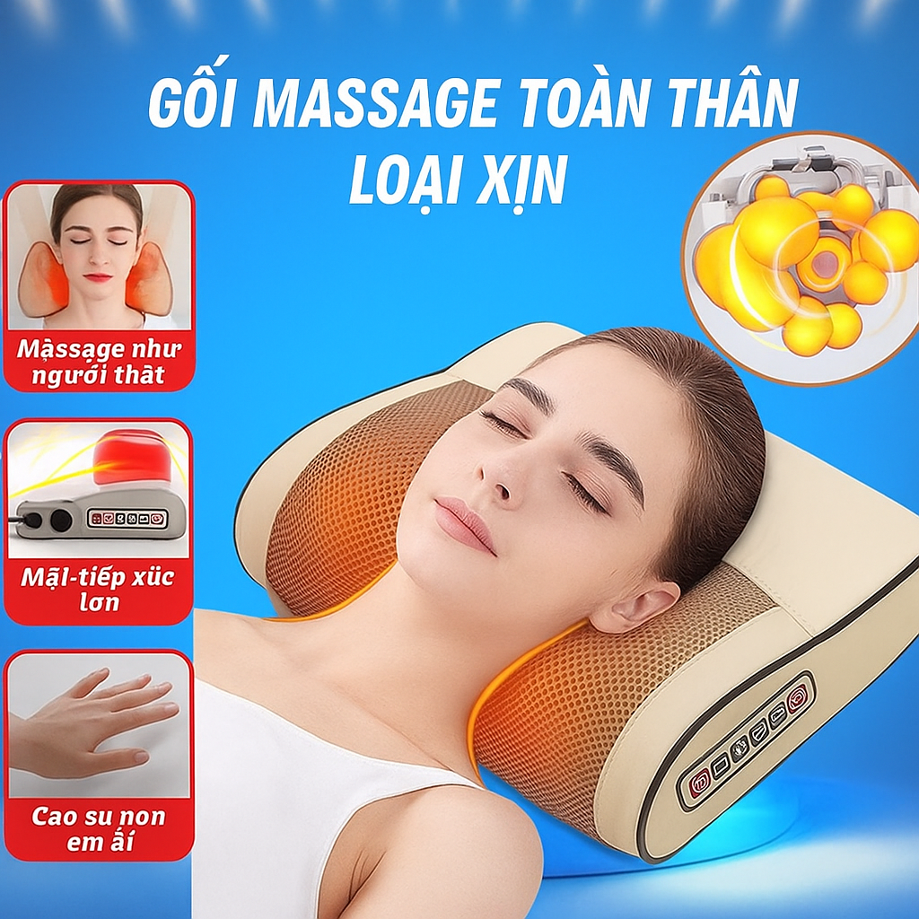 Máy Massage Cổ Vai Gáy Hồng Ngoại – Công Nghệ Hiện Đại, Hiệu Quả Thư Giãn Tuyệt Vời, ĐÈN TRANG TRÍ , ĐỒNG HỒ TREO TƯỜN