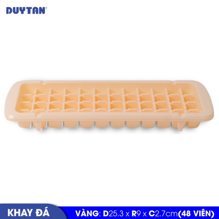 Khay đá 48 viên nhựa Duy Tân (25.3 x 9 x 2.7 cm) - 13016 - Giao màu ngẫu nhiên - Hàng chính hãng