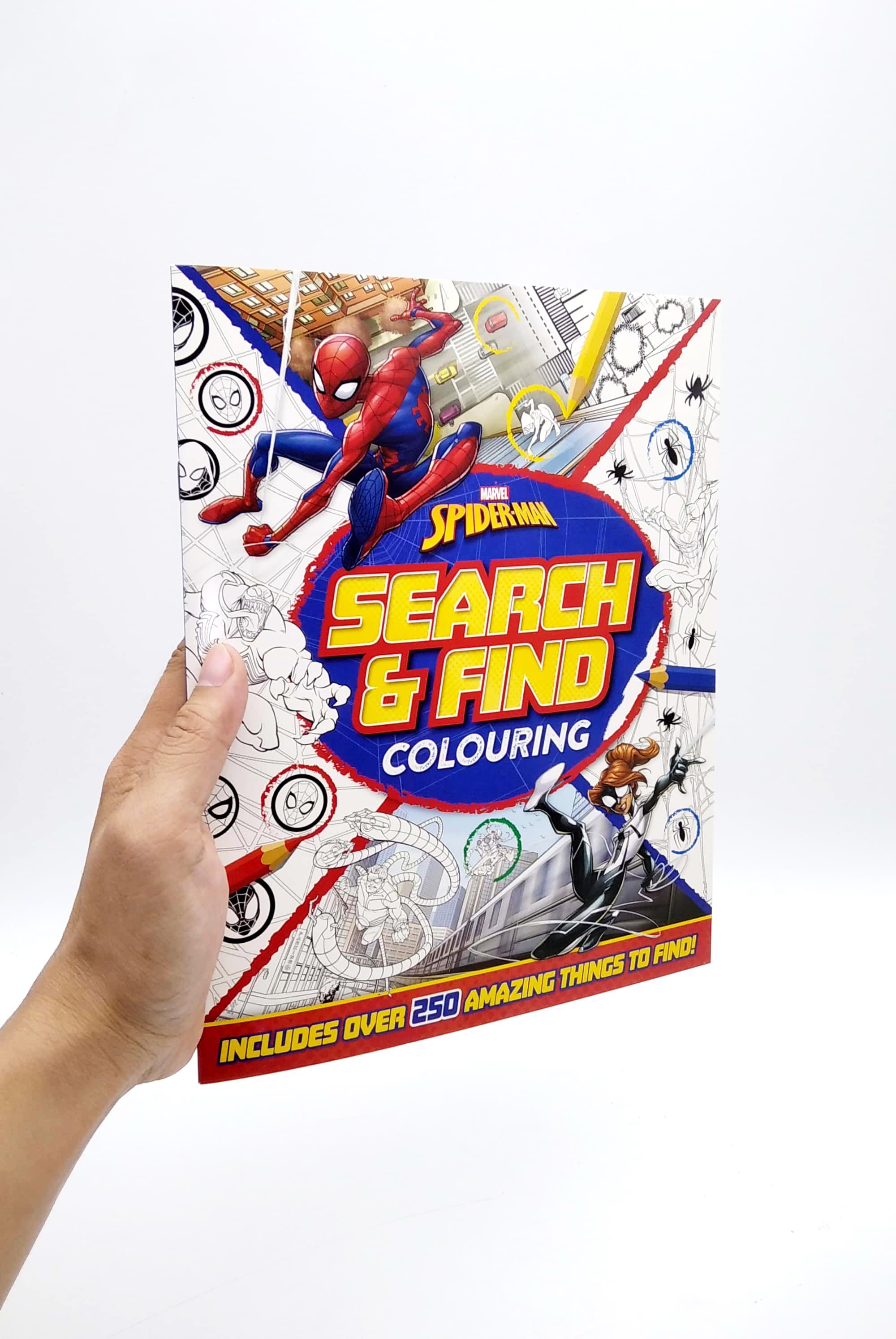 Marvel Spider-Man: Search &amp; Find Colouring