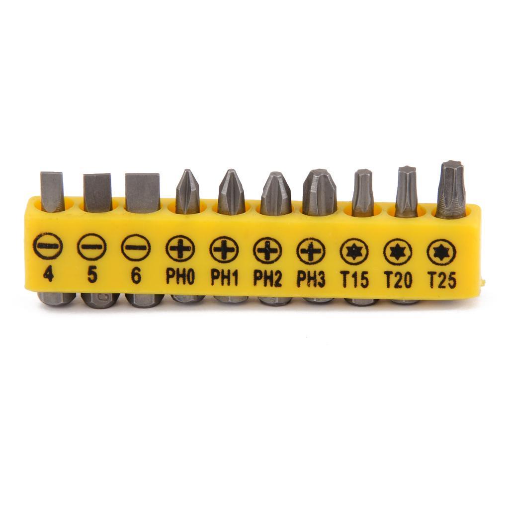 10pcs Bit Set for DC Electric Security Screws