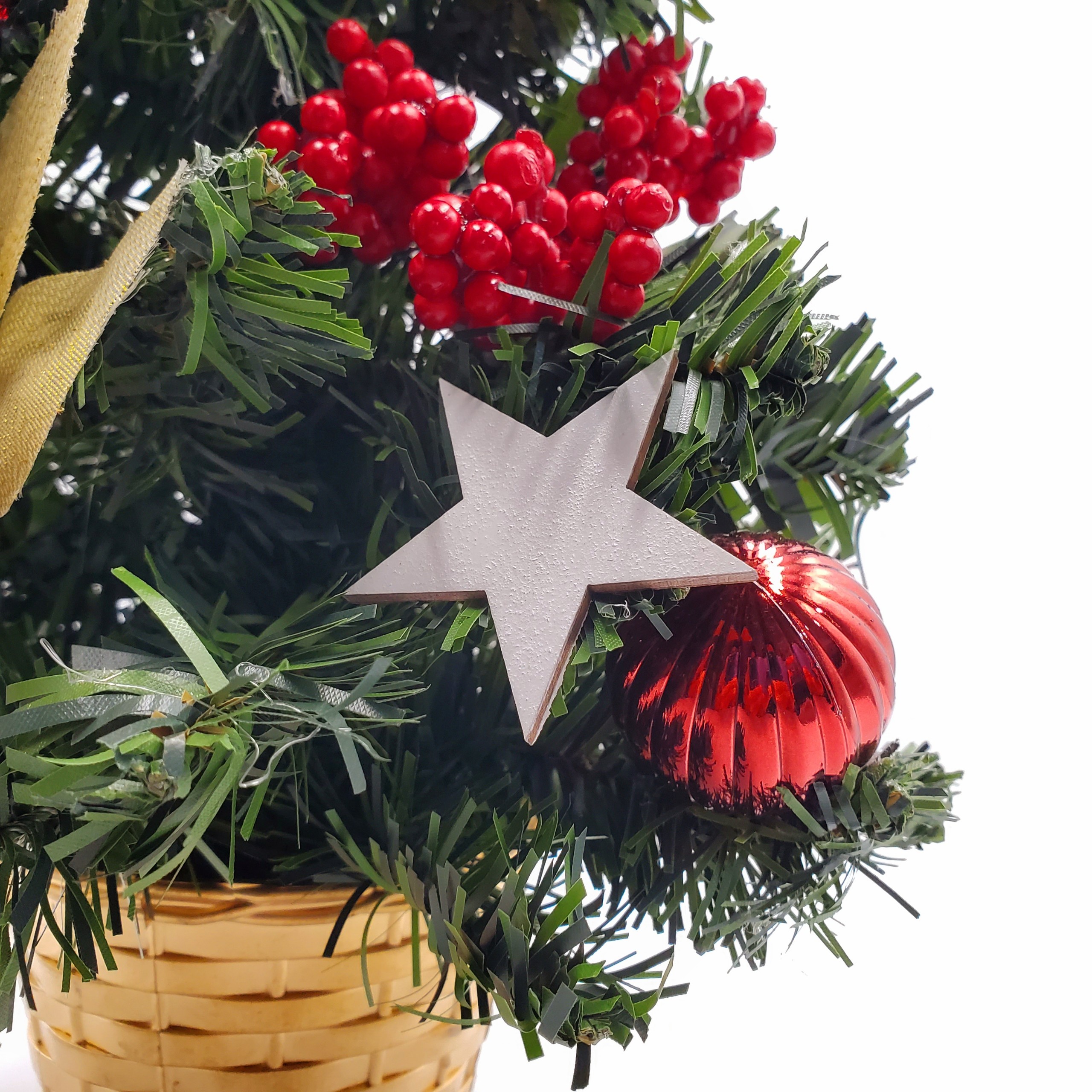 Cây Thông Nhí Để Bàn TL03 40CM Trang Trí Giáng Sinh Có Đèn