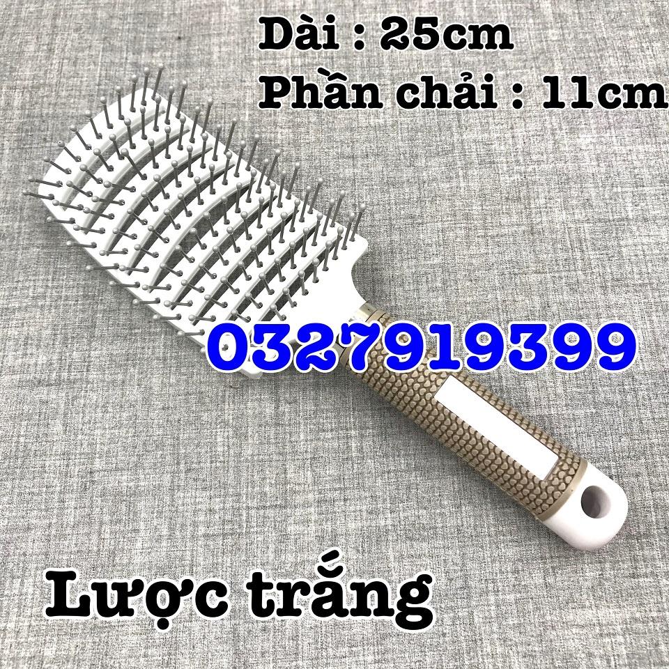 Lược gỡ rối,tạo phồng tóc,lược sấy tạo kiểu tóc bán nguyệt cỡ lớn chuyên dùng trong salon tóc MS05