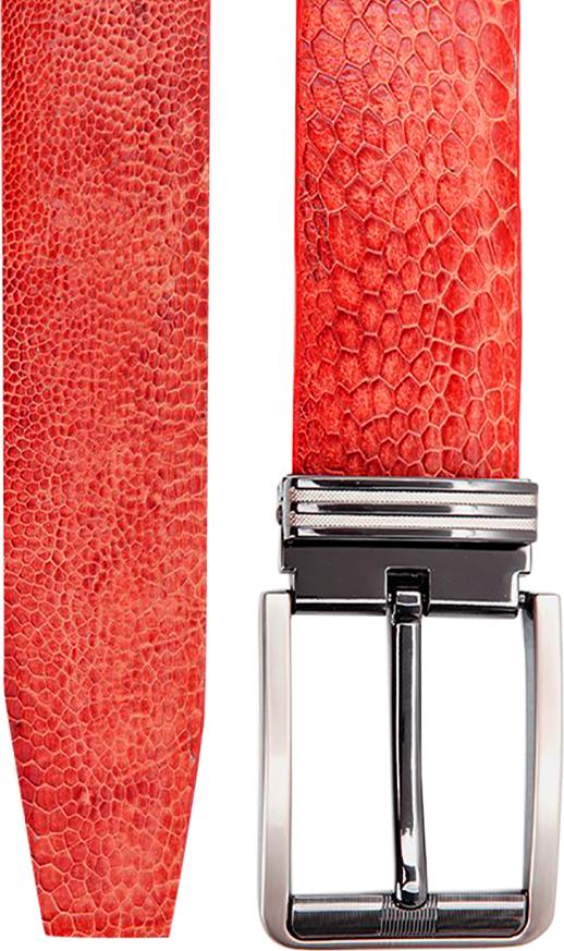 Thắt Lưng Nam Da Đà Điểu Bản Lớn Đầu Kim Huy Hoàng  HT4423 - Vàng