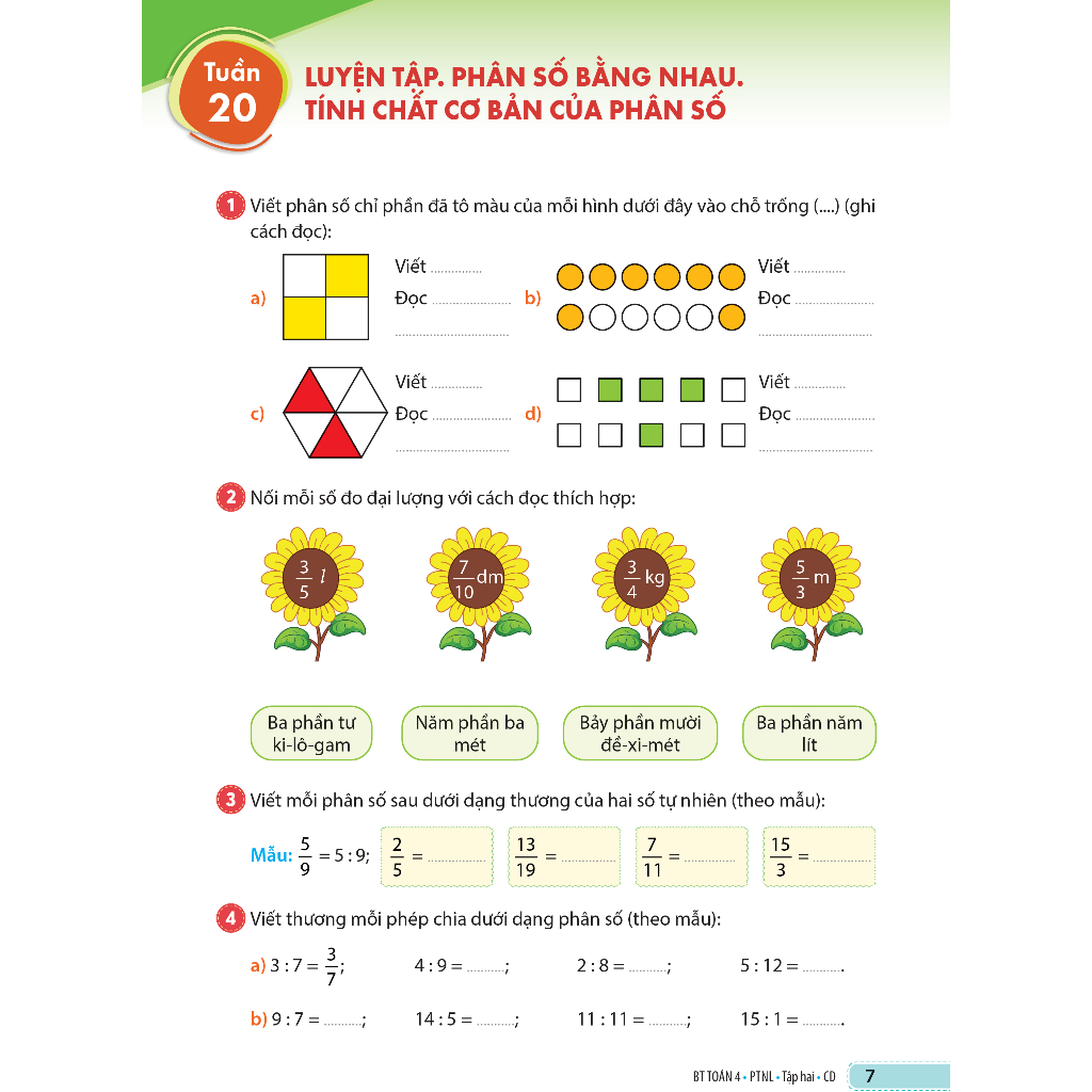 Sách - Bài tập phát triển năng lực Toán 4 Tập 2