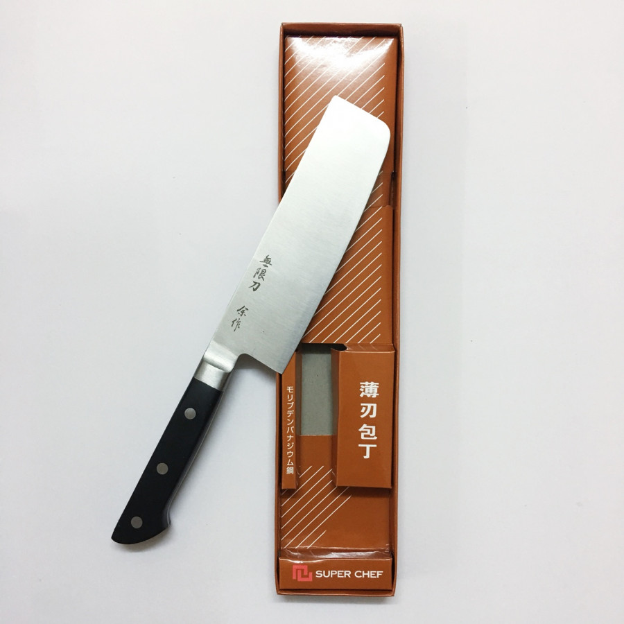 Dao cắt thái rau cao cấp SuperChef lưỡi 16.5cm công nghệ Nhật Bản Dao-A (Đầu vuông)