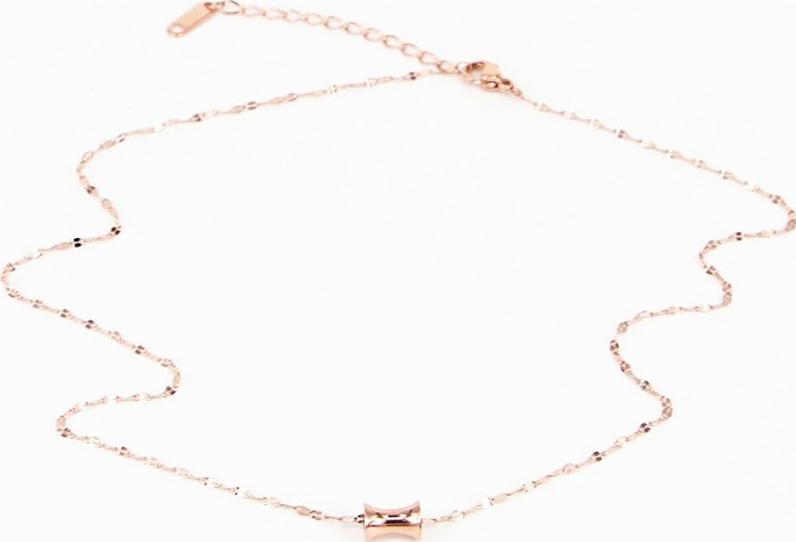 Dây Chuyền Nữ Dây Xoắn Titan Ko Đen TT 2232 - 1 Cái