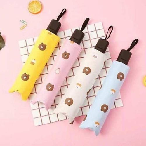 Dù Hình Hoa Gấu Đẹp 2 Lớp Chống UV Chọn Màu