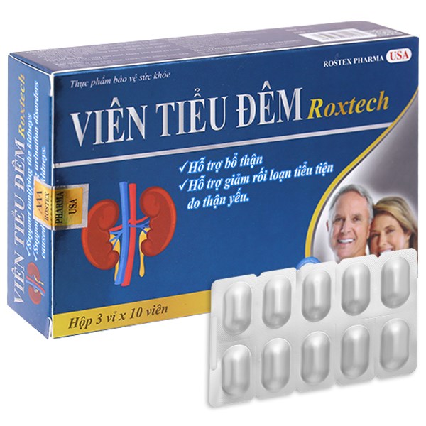 Viên Tiểu Đêm - Hộp 30 viên- Rostex