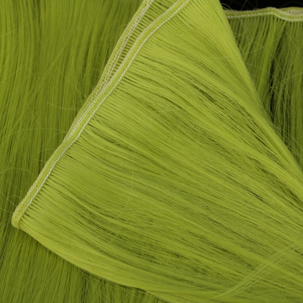 2 Pieces Doll DIY Hair Bulk Wigs For Doll Hairpiece Making