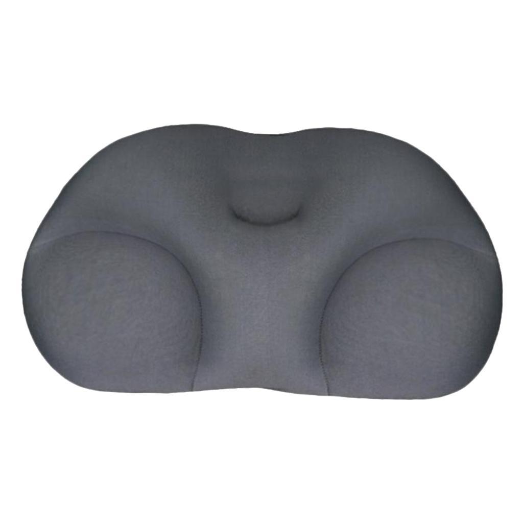 Travel Neck Pillow Headrest Support Neck Standard Firm Washable dark gray