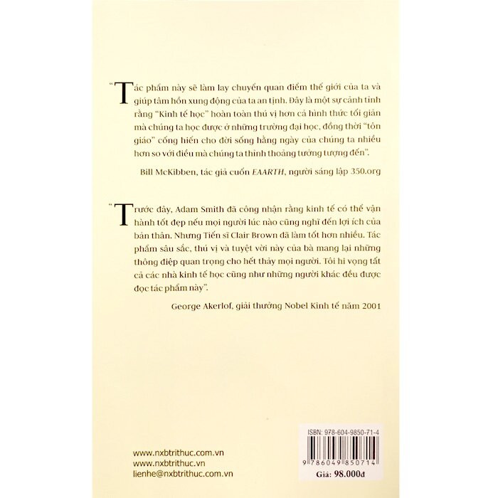 Kinh Tế Học Phật Giáo - Clair Brown - Thích Thiện Chánh dịch - (bìa mềm)