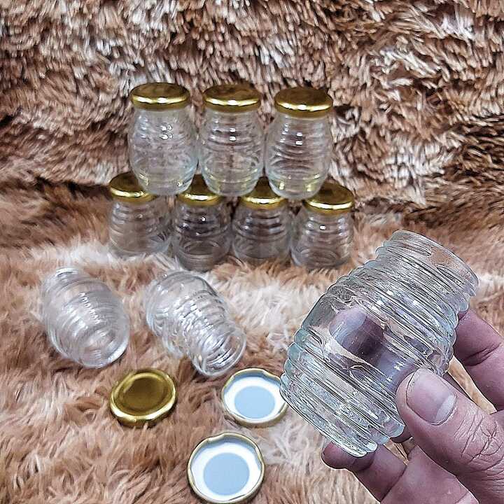Hũ Chưng Yến 100ML mẫu con ong nắp thiếc vàng – Hủ Yaourt thủy tinh đựng mật ong, dầu dừa, gia vị, thức uống, thực phẩm
