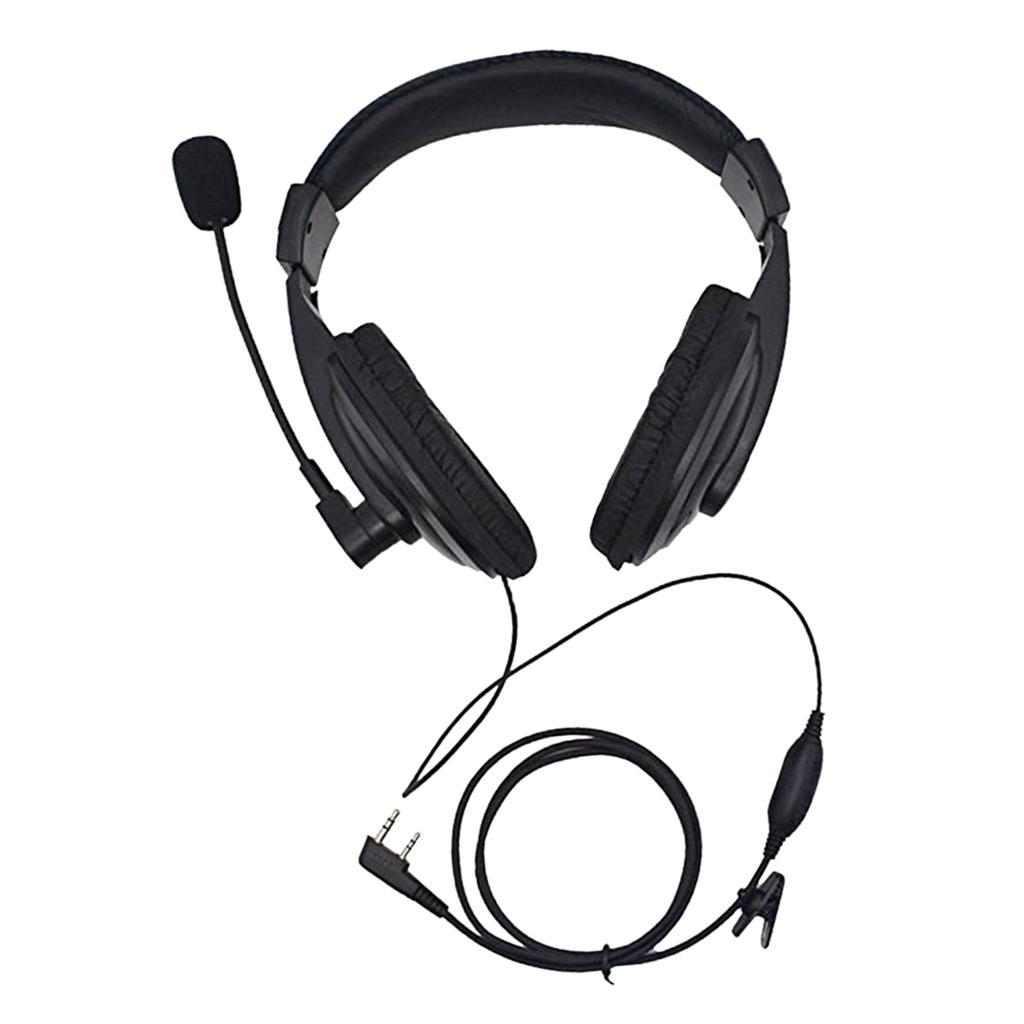 2x Professional Noise Cancelling Overhead Headphones for 2Pin