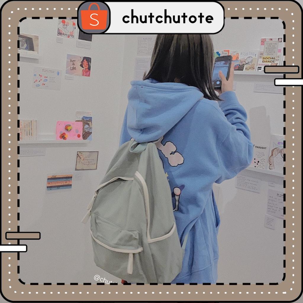 BL164/ Balo Thời Trang Đi Học Đáng Yêu Có Tặng Kèm Sticker