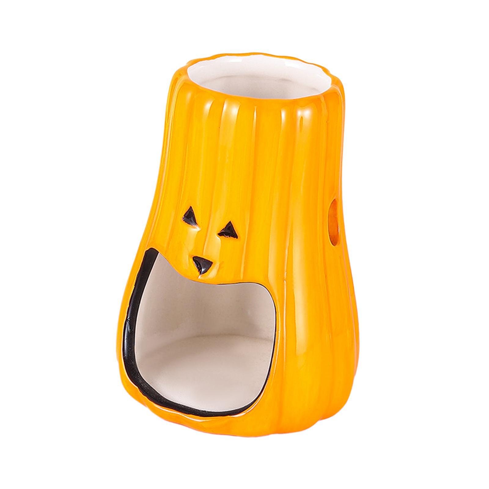 Ceramic Hamster Accessories Creative Pumpkin Decorative Habitats Decor for Chipmunk Ferret Small Animals Dwarf Hamster