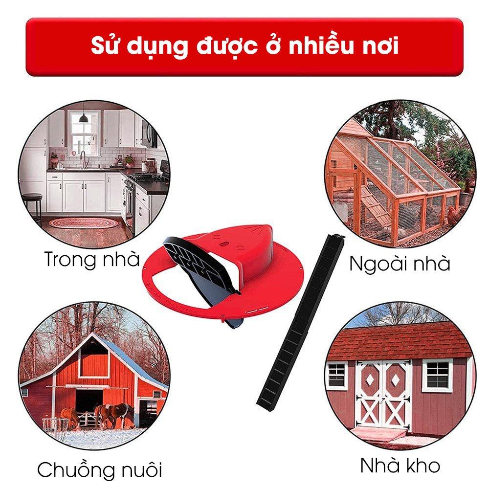 Bẫy chuột thông minh nắp bẫy chuột bập bênh tự động lật bằng nhựa