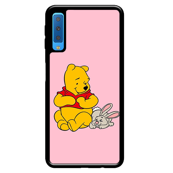 Ốp lưng cho Samsung Galaxy A7 2018 Gấu 1 - Hàng chính hãng