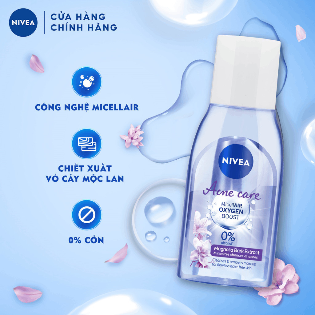 (B2B) Nước Tẩy Trang NIVEA Acne Care Ngừa Mụn | Sạch Sâu (125 ml) - 89270