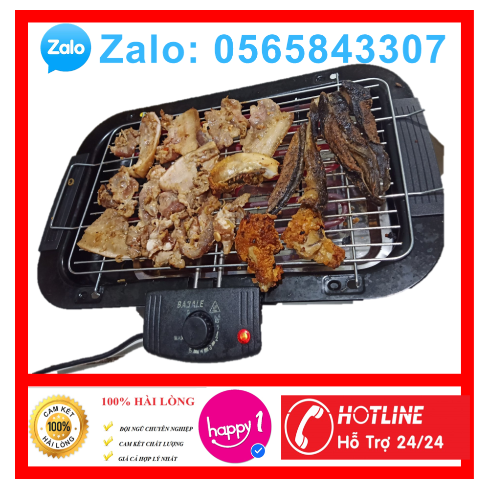 Bếp Nướng Điện Không Khói electric Barbecure grill 2000W - BBQ - Electric Barbecue Grill bếp nướng thông minh