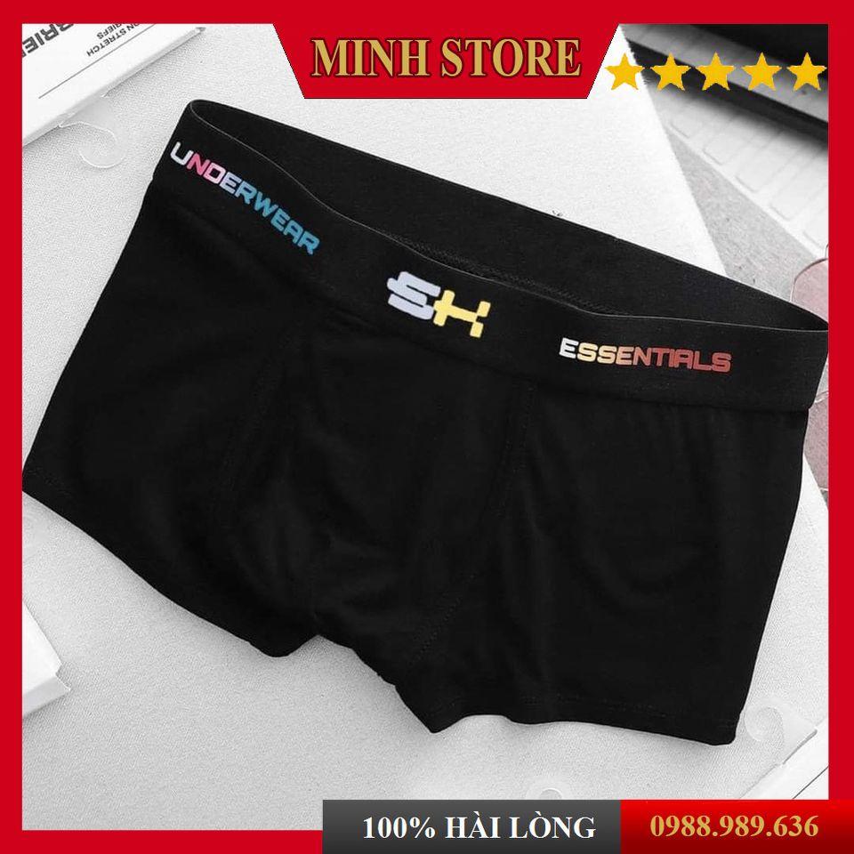 Quần Lót Nam boxer thun lạnh cao cấp, Quần Sịp Đùi nam chất liệu cotton co dãn 4 chiều cực thoải mái SD06 - MINHSTORE