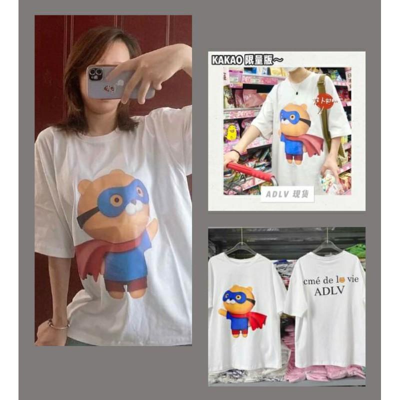 Áo thun Hero White cực hot hit phom rộng Unisex chất cotton 100%