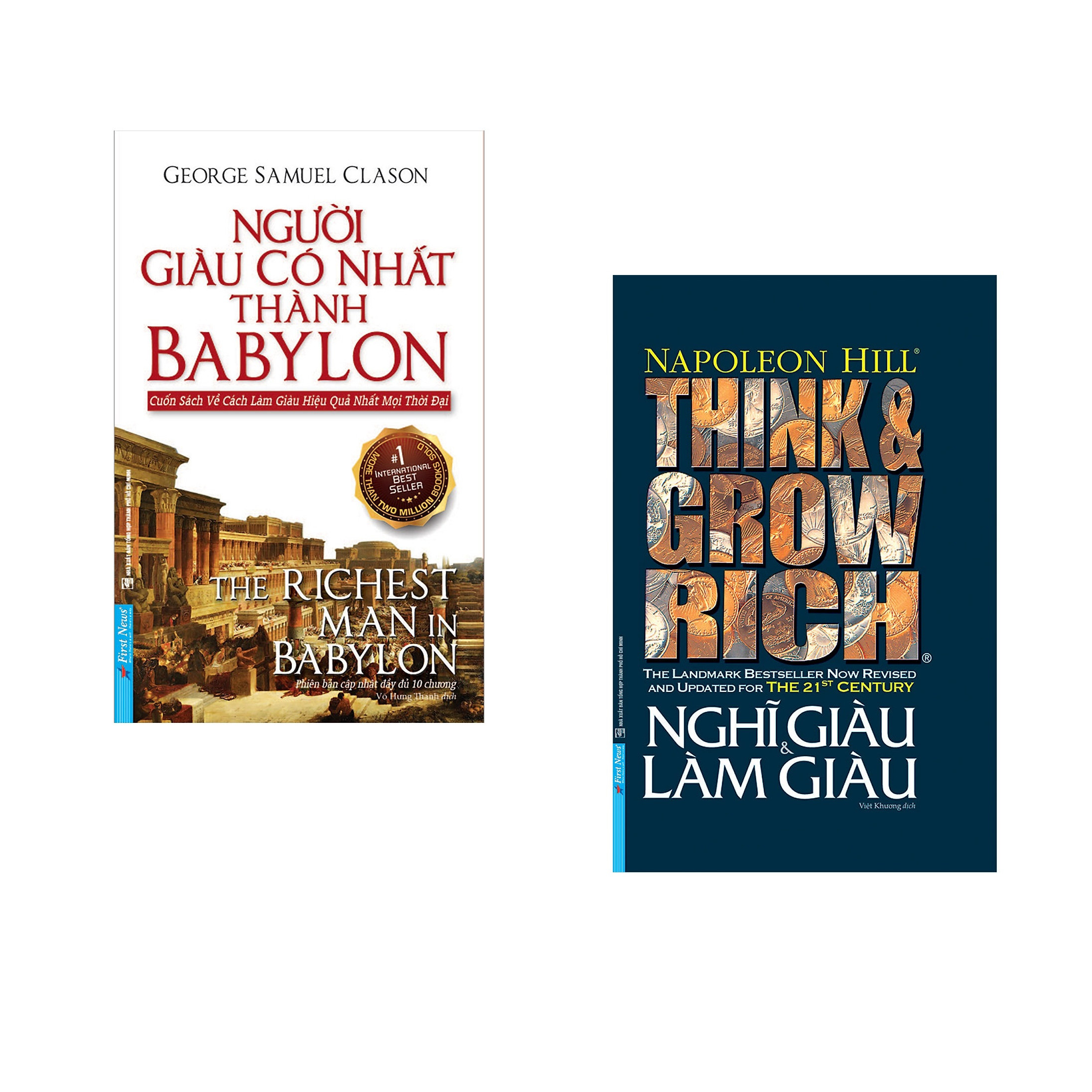 Combo 2 cuốn sách: Người Giàu Có Nhất Thành Babylon + Nghĩ Giàu và Làm Giàu