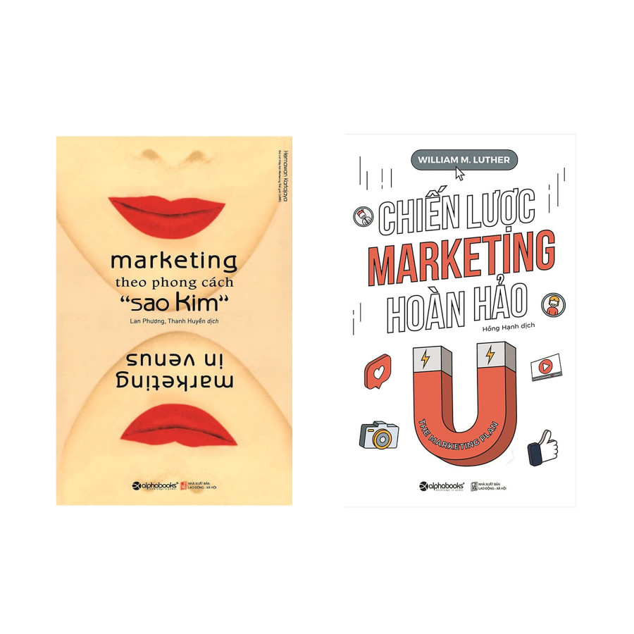 Combo Sách Kỹ Năng Marketing: Marketing Theo Phong Cách Sao Kim + Chiến Lược Marketing Hoàn Hảo