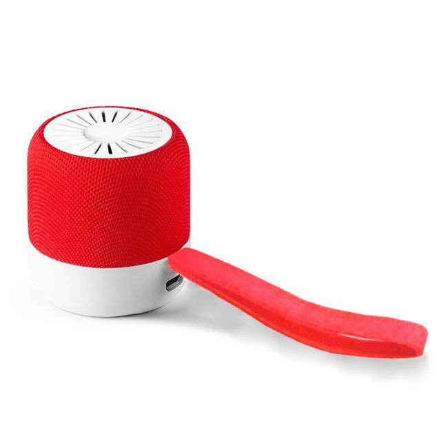 Loa Mini Mới Chất Lượng Cao Âm Thanh Bluetooth Thời Trang Di Động Không Dây TWS Cột Âm Thanh Ngoài Trời Trung Tâm Âm Nhạc Siêu Trầm Siêu Trầm Màu: Đỏ