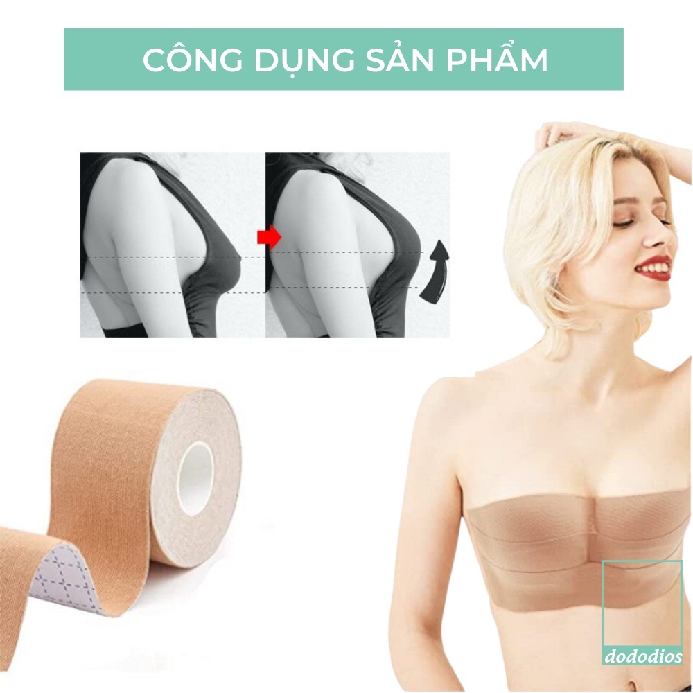 Cuộn Băng Dán Nâng Ngực 5 Mét - Có Thể Tạo Nhiều Kiểu Đa Dụng Cho Nữ dododios