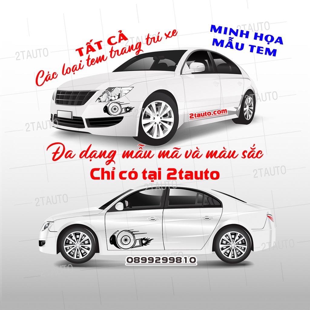 Sticker chữ TURBO tem dán trang trí ô tô xe hơi chống nước, chống phai màu, mẫu mã đa dạng độc đáo - MẪU 3