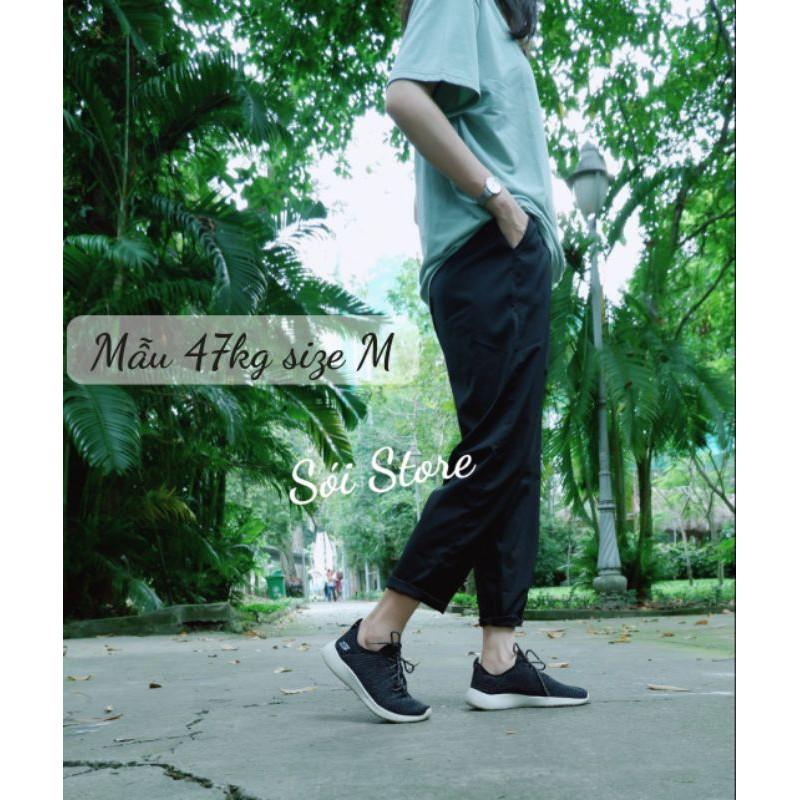 40 - 100kg Quần baggy nam nữ lưng thun co giãn bigsize