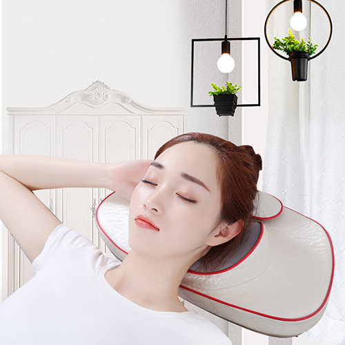 Máy massage cổ vai gáy YIJIA YJ-303 - Hỗ trợ trị đau nhức mỏi cổ với công nghệ mát xa xoay dây ấn, nhiệt hồng hồng ngoại và túi khí nâng cổ