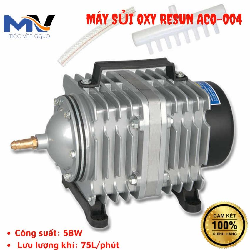 Máy Sủi Oxy Hồ Cá RESUN ACO-004 | CỬA HÀNG CÁ CẢNH VÀ THIẾT BỊ LỌC NƯỚC HỒ CÁ MỘC VINH AQUA
