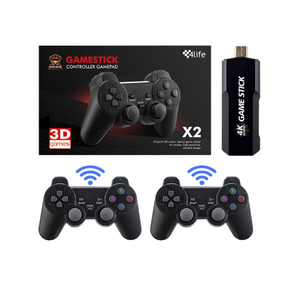 Game stick đỏ X2 mới 2022, 35.000 game có thêm thể loại psp, game 3d, máy chơi game cầm tay không dây