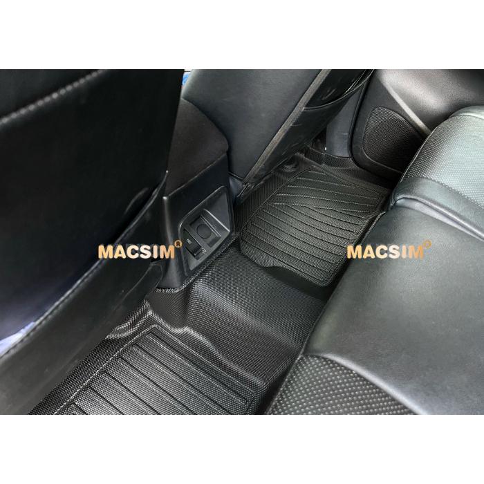 Thảm lót sàn xe ô tô Mitsubishi Pajero Sport 2019 - nay Nhãn hiệu Macsim chất liệu nhựa TPV cao cấp màu đen