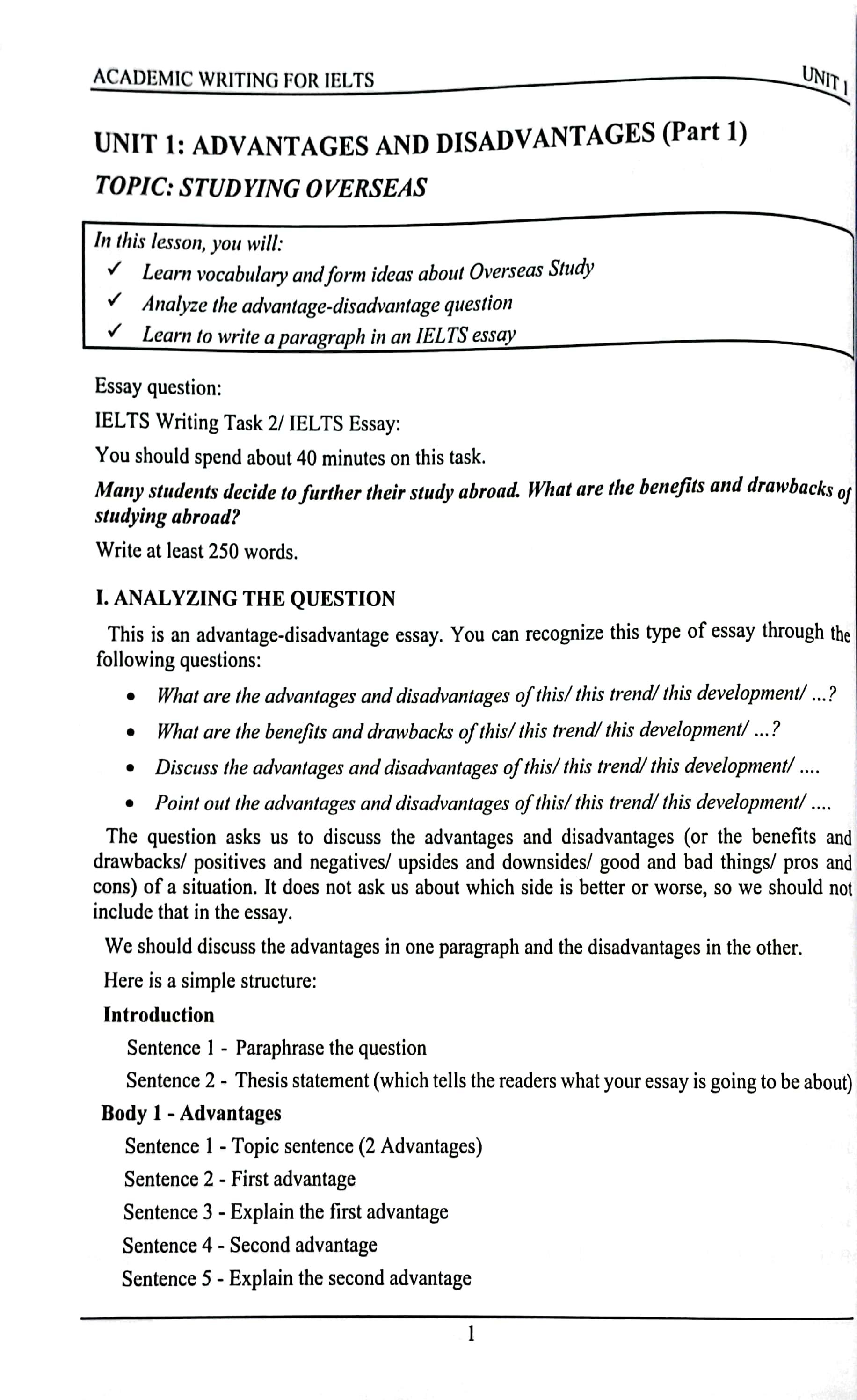 Academic Writing For Ielts (Tái Bản 2023)