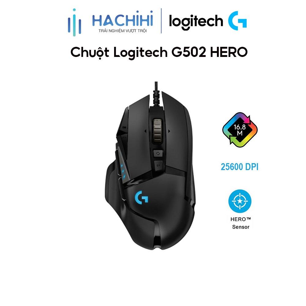 Chuột Logitech G502 HERO có dây Hàng chính hãng