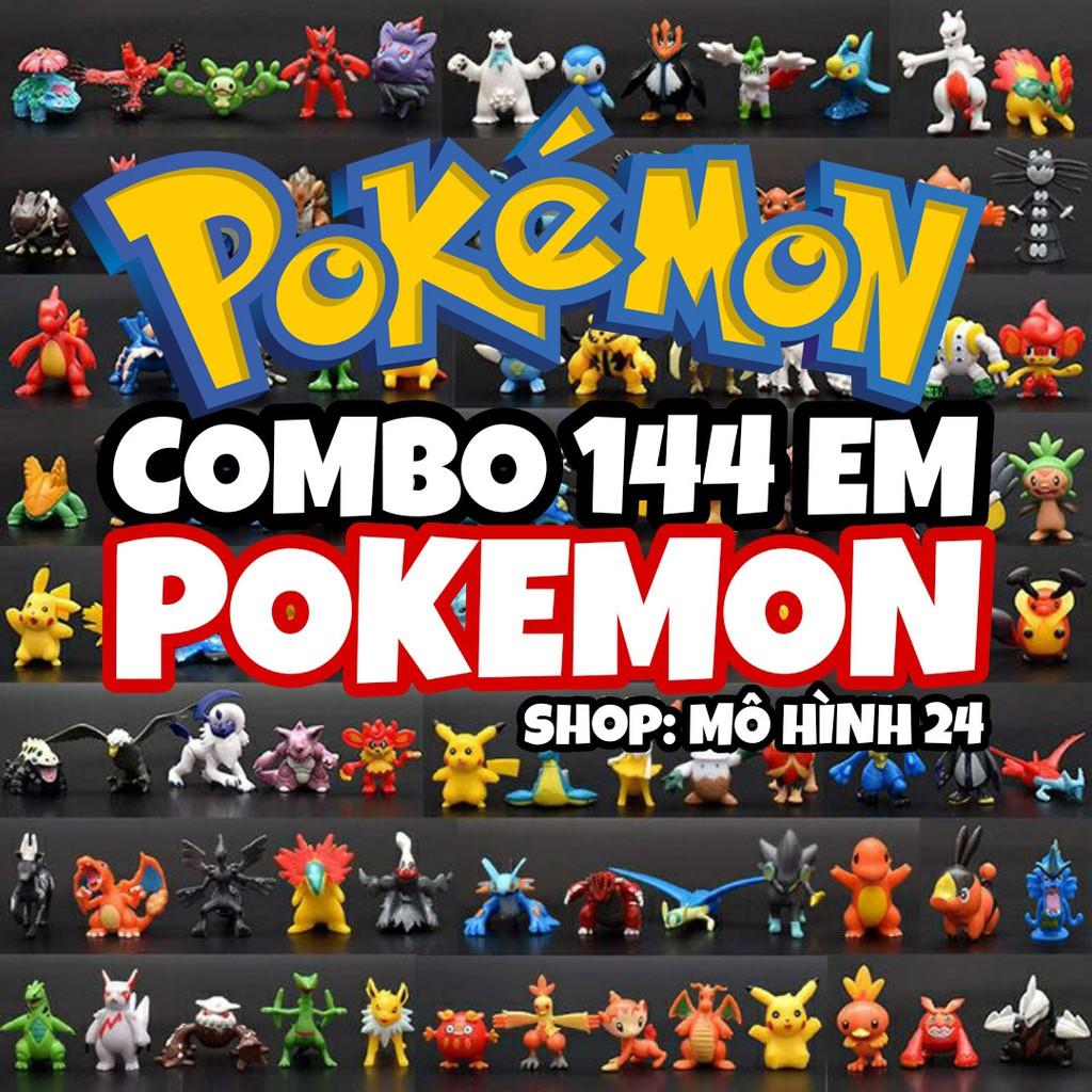 MÔ HÌNH POKEMON TERRARIUM COLLECTION 7 ĐỒ CHƠI NHÂN VẬT THÚ 2-3CM