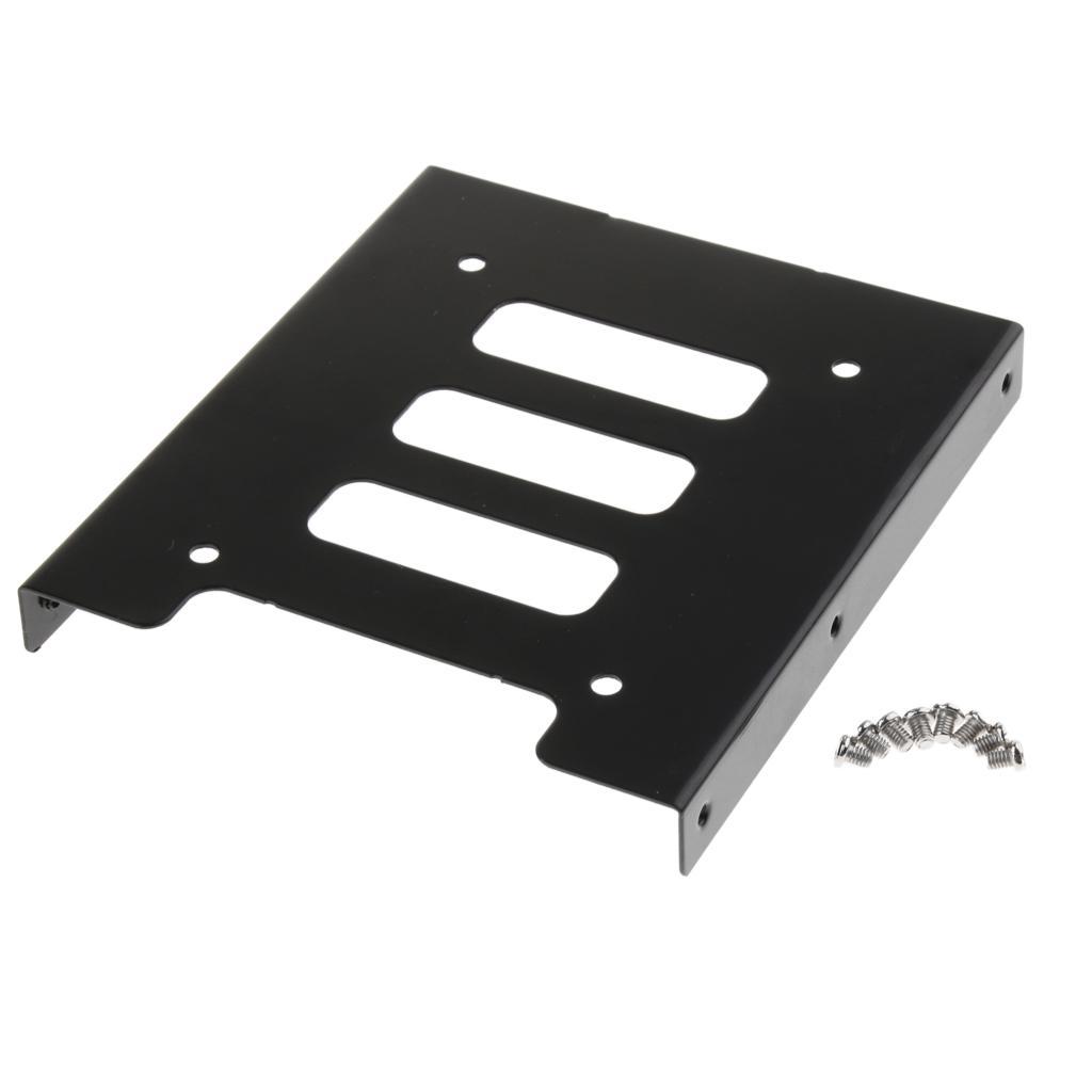 2.5" SSD HDD To 3.5" Metal Mounting Adapter Bracket Dock Hard Drive Disk Holder
