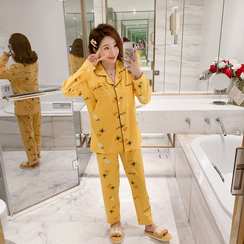 Đồ bộ sau sinh, bầu và cho con bú - Pijama dứa vàng