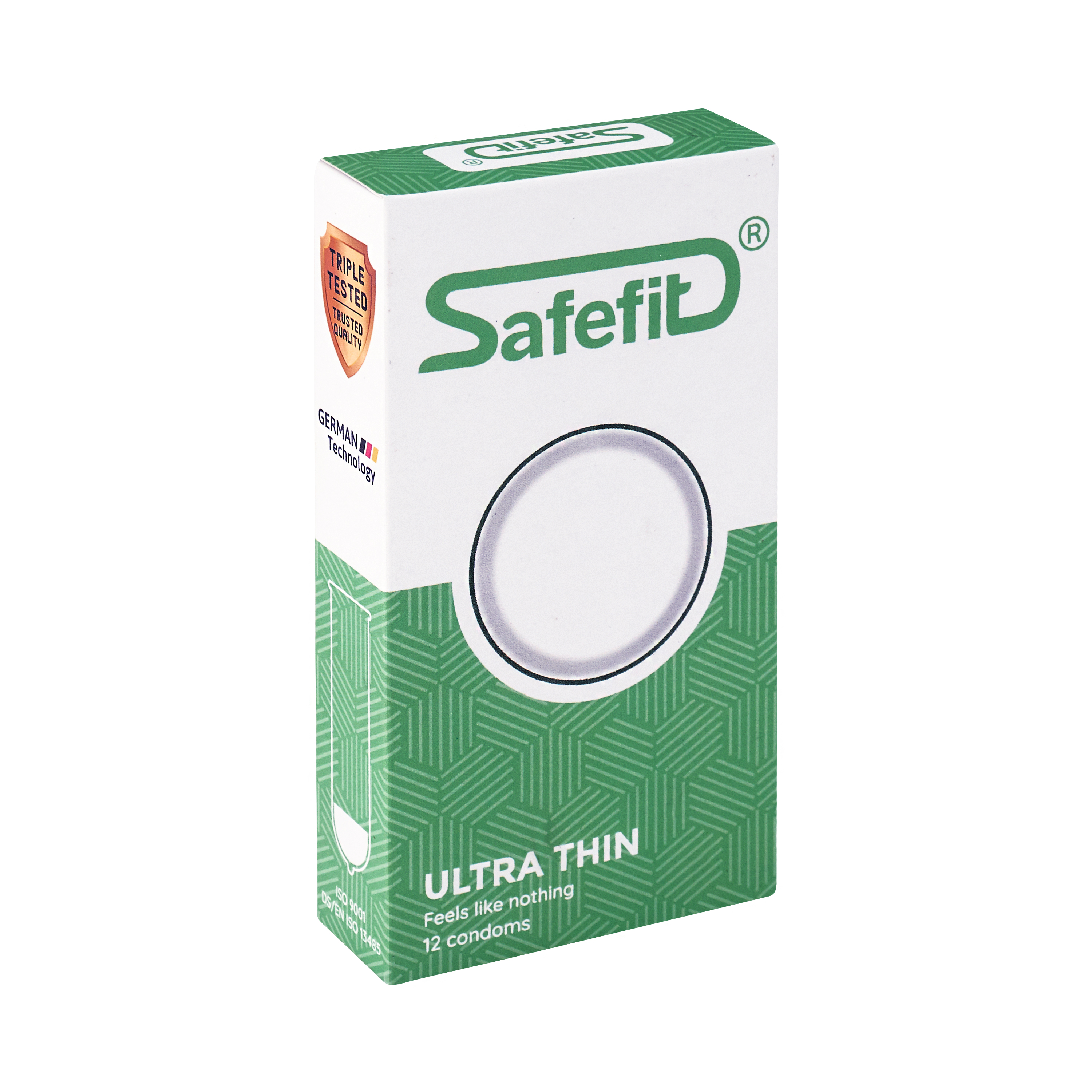 Bao cao su Safefit Ultra Thin hộp 12 cái tặng hộp 3 cái