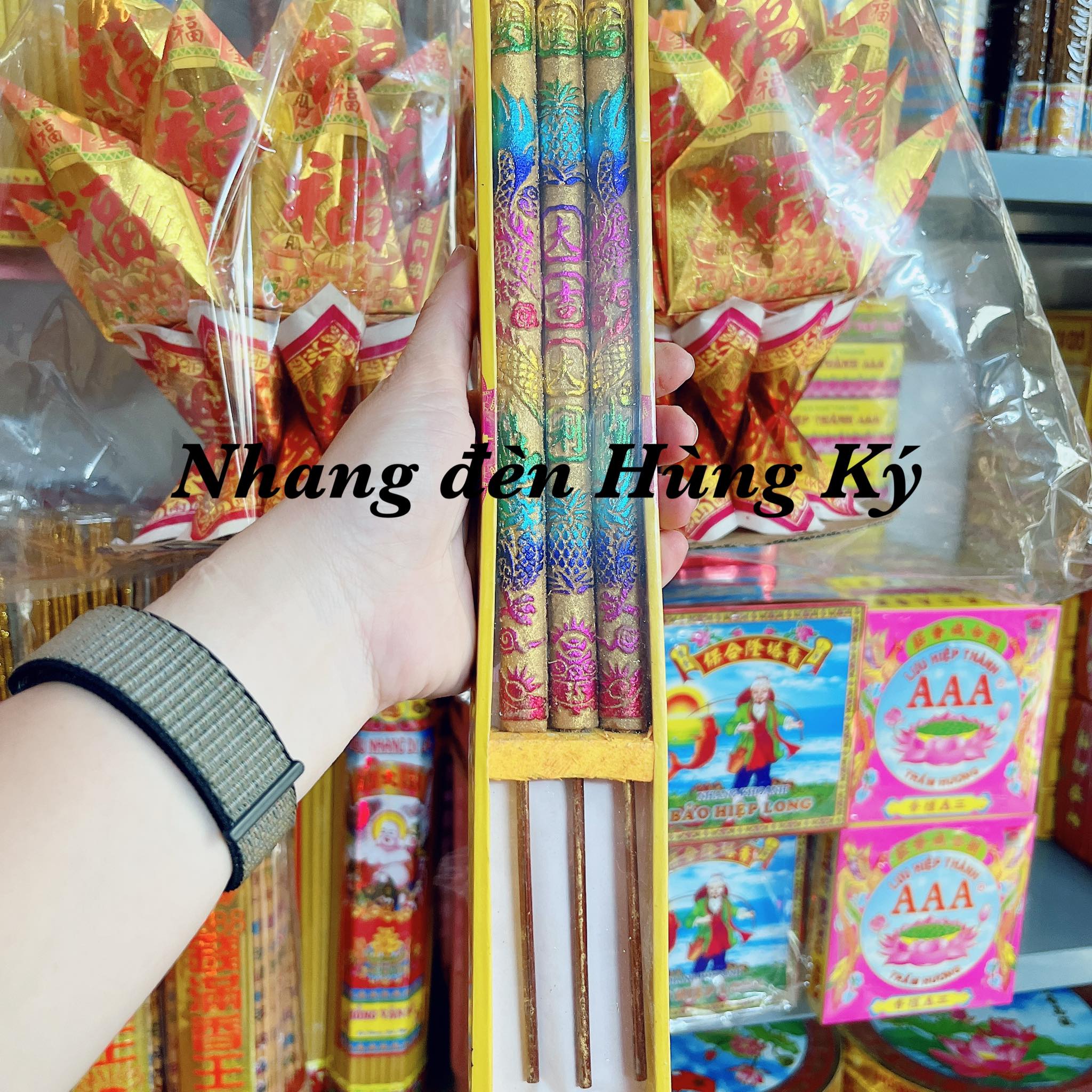 NHANG RỒNG 3 CÂY KHÔNG KHÓI cao 4tấc