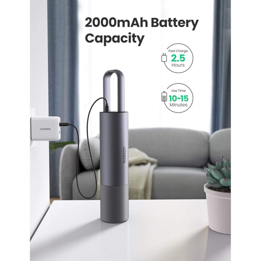 Ugreen UG80645CD236TK 5500Pa 85W pin 2000mAh Lithium Máy hút bụi ô tô di động công suất cao - HÀNG CHÍNH HÃNG