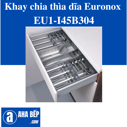 KHAY CHIA THÌA DĨA INOX EURONOX EU1-I45B304. Hàng Chính Hãng